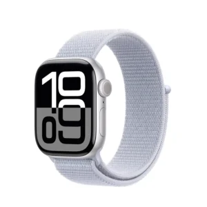 Apple Watch Series 10 - Aluminium - Sport Loop - Silver/Blue Cloud